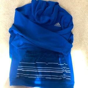 Blue Athletic Adidas Hoodie